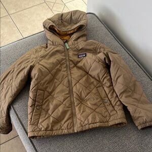 Patagonia Kids Tan Quilted Jacket